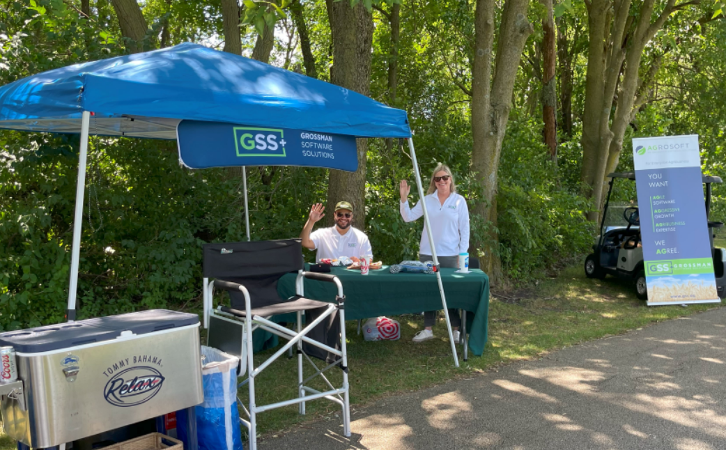 Mary and David at the 2024 GFAI Golf Outing